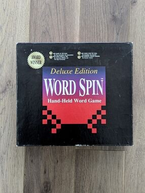 Vintage Word Spin Deluxe Edition Game